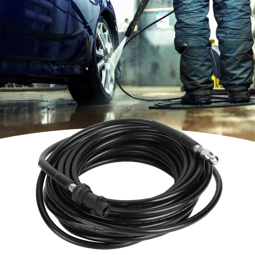 15m High Pressure Cleaning Hose Sewer Drain Pipe Cleaning Tool Fit for Karcher K Series
