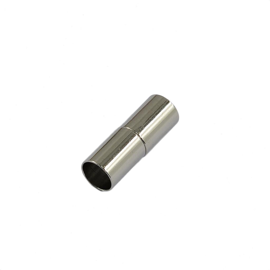 12 Sets Silver Plated Leather Kumihimo Magnetic Clasp Jewelry DIY Making
