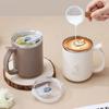 WORTHBUY 304 Stainless Steel Double Wall Insulated Milk Coffee Cup With Handle Thermal Mug Portable Student Leak-proof Water Cup