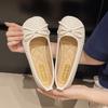 Aphixta Flat with Women Loafers Weave Design Flats Slip On  Casual Shoes for Woman Comfortable Footwear Ladies Shoes