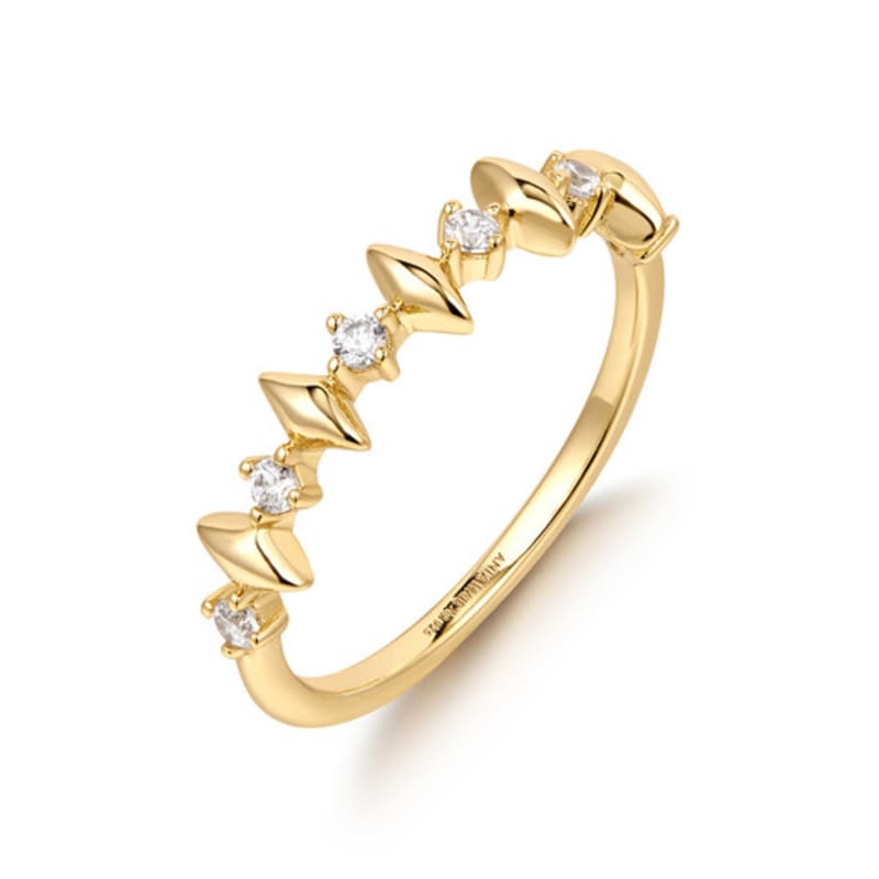 ANIA HAIE Multi Sparkle 925 Silver Ring R061-03G