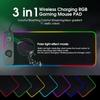 Large color gamepad power mat expansion key set pad with 15W charging for cell phones, headphones...