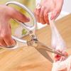 High Hardness Chicken Bone Scissors Stainless Steel Barbecue Scissors Kitchen Scissors  Meat