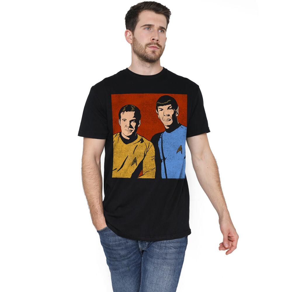 Star Trek Friends T-Shirt S-2XL Black L