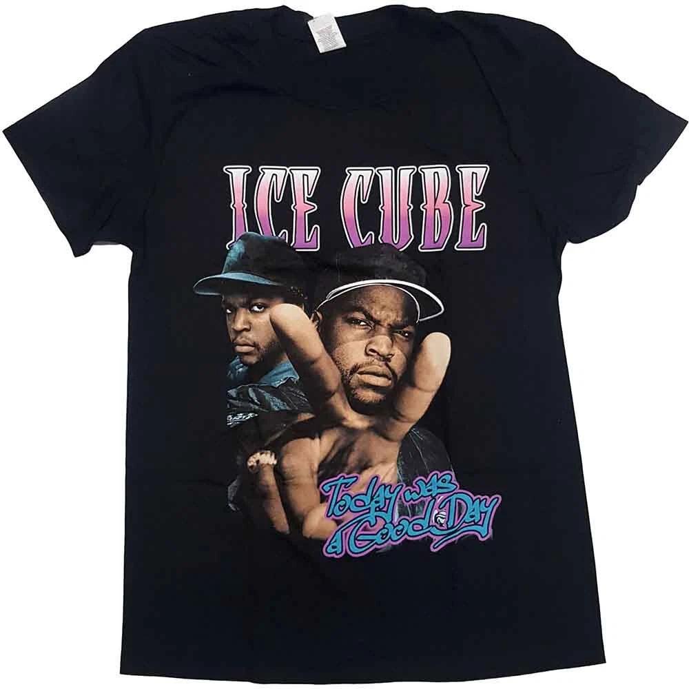 Ice Cube T Shirt Today was A Good Day Logo Official Mens Black XL S
