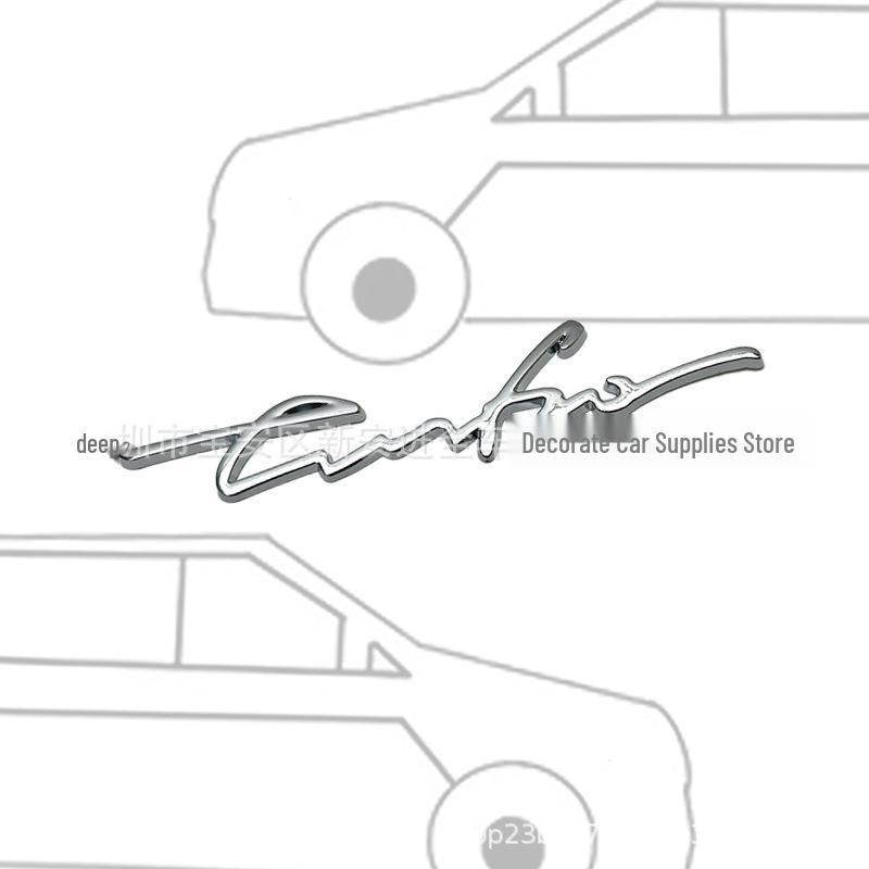 Turbocharged Sport Version Car Body Decal Emblem