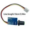 Adjustable Fan Regulator with Manual Control Switch Computer Fan Adjuster Electronic Fan Speed Adjuster Suitable for Fan