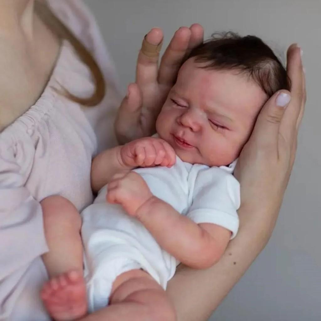 Silikon Reborn Babypuppe Für Sammler Und Geschenkliebhaber 50cm Realistischer Spielkamerad