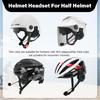 Handfree Headset for Helmets, Delivery Riders, Waterproof, Powerful Sound, 350mAh Long Battery Life, and Comfortable Fit