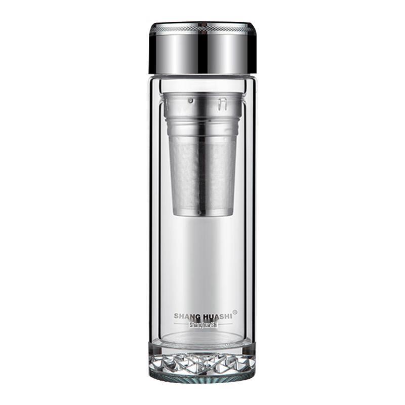 Стеклянная кружка-заварник SHANG HUASHI Crystal Noble с двойными стенками