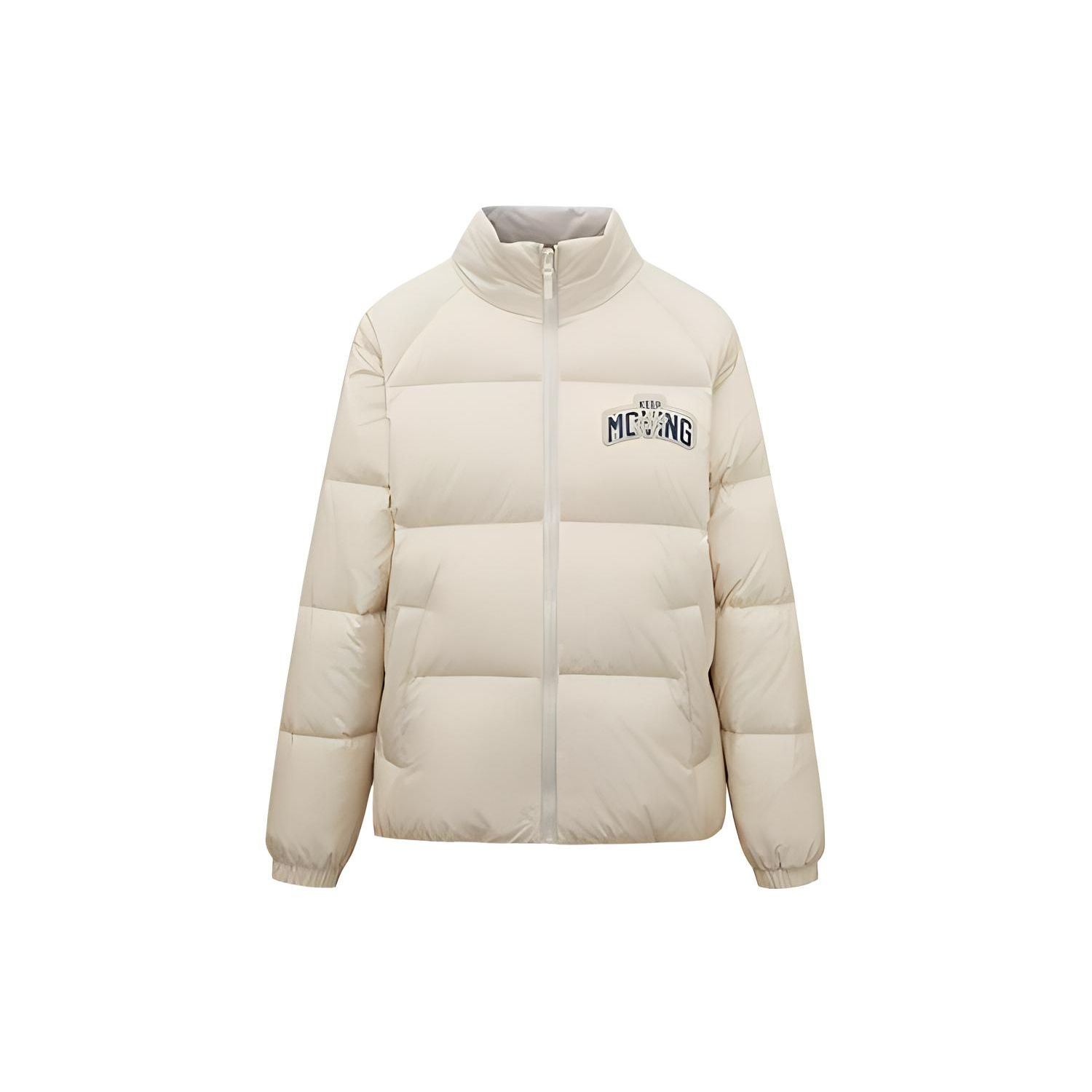 

Anta Life Series Logo Print Pattern Zipper Warm Thick Down Jacket Men Outerwear Wood-Color 152248902-2 XXL