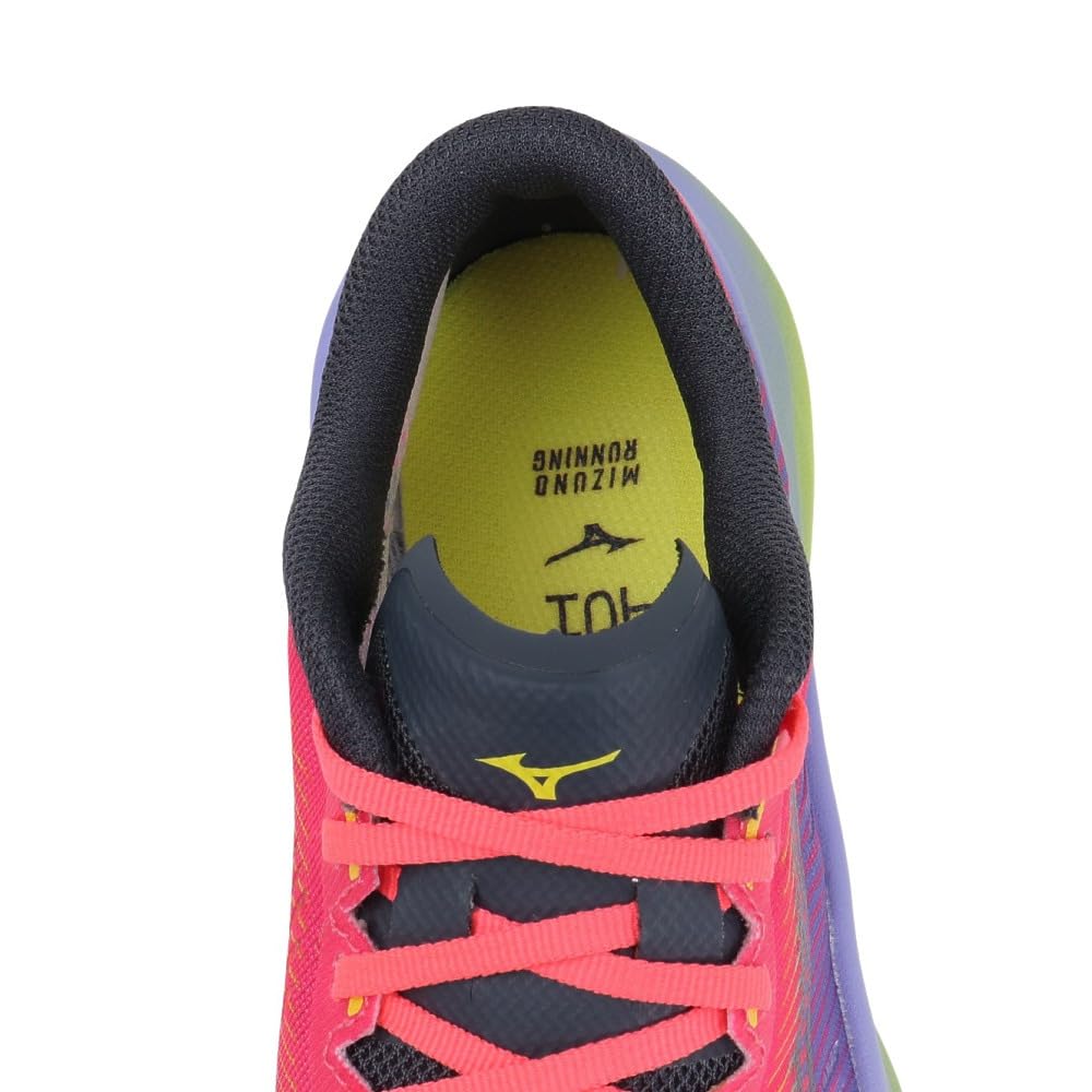 Mizuno Wave Rebellion PRO Running and Purple Size 2E Women's Shoes, Pink, Black, (Asymmetrical), 23.0 Cm,