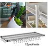 Anti Drop Wire Shelving S Hooks Metal Rack Hangers Untensil Hanging Hooks Shelves, Accessories Hangers (Shape A)