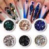 Round Box Nail Art Jewelry Glass Round Diamond Special-Shaped Diamond Flat Bottom Diamond Nail Art Diamond Jewelry Mixed