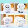 Snowman Cat Panda Rabbit Penguin Dog Plush Toy Bag Charm With Cute Character Design For Kids And Teens