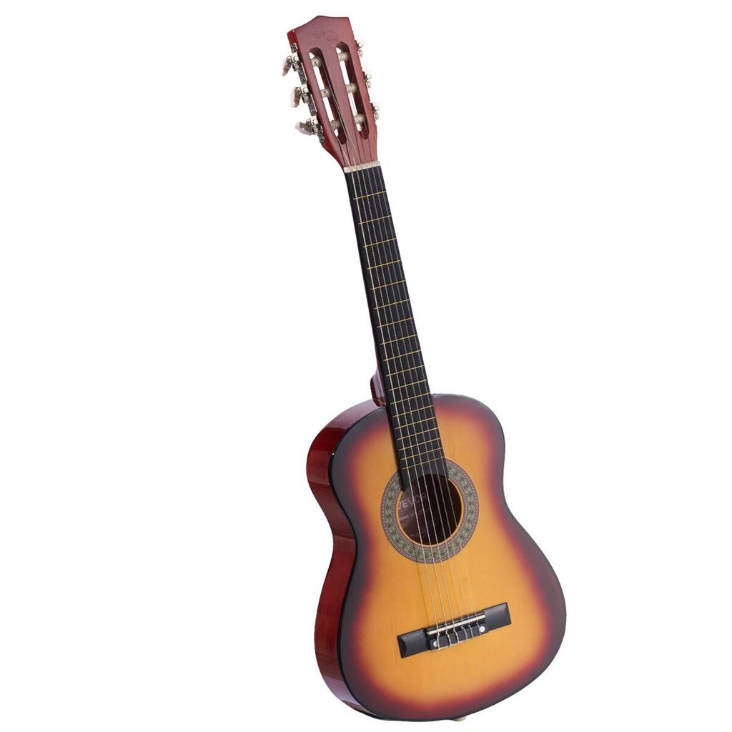 Classical Guitar, 780 mm, Wood Classical Guitar Starter Kit for Beginners, with Nylon Strings, Gig Bag, Strap, Tuner, Extra Strings, Picks, Capo,