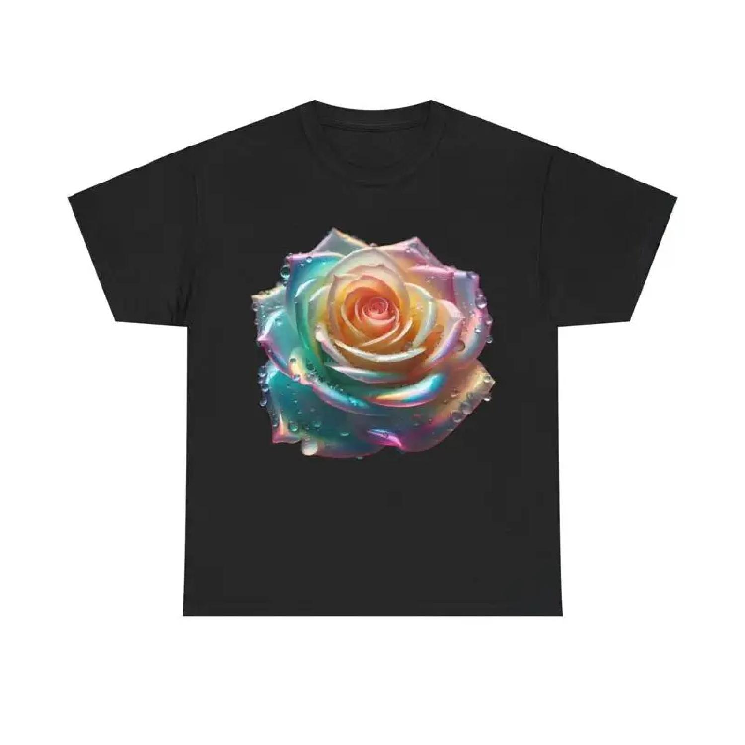 Ethereal Rose T Shirt Cotton XXXXXL разноцветный