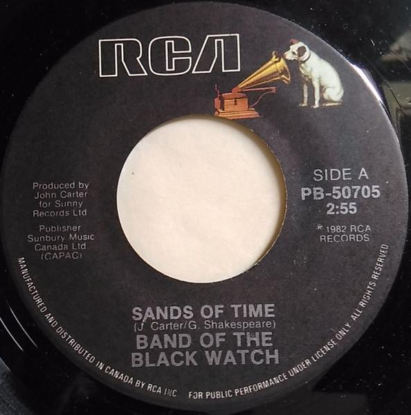 7-дюймовая пластинка BAND OF BLACK WATCH Sands Of Time PB50705 RCA 1982 Канада Поп Б/у