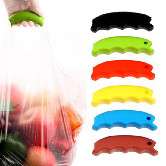 Soft Silicone Bag Carrying Kit Creative Bag Hanging Clip Shopping Kitchen Gadget