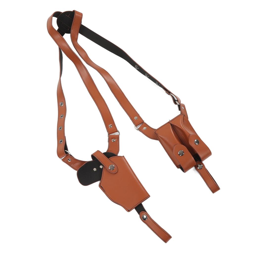Left Right Hand Shoulder Shooting Tool Bag PU Leather Double Shoulder Shooting Tool Holder Hunting Accessories