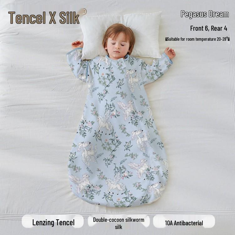 Wool & Ginger Baby Sleeping Bag: All-Season, Temperature-Control, Anti-Kick Quilt for Newborns