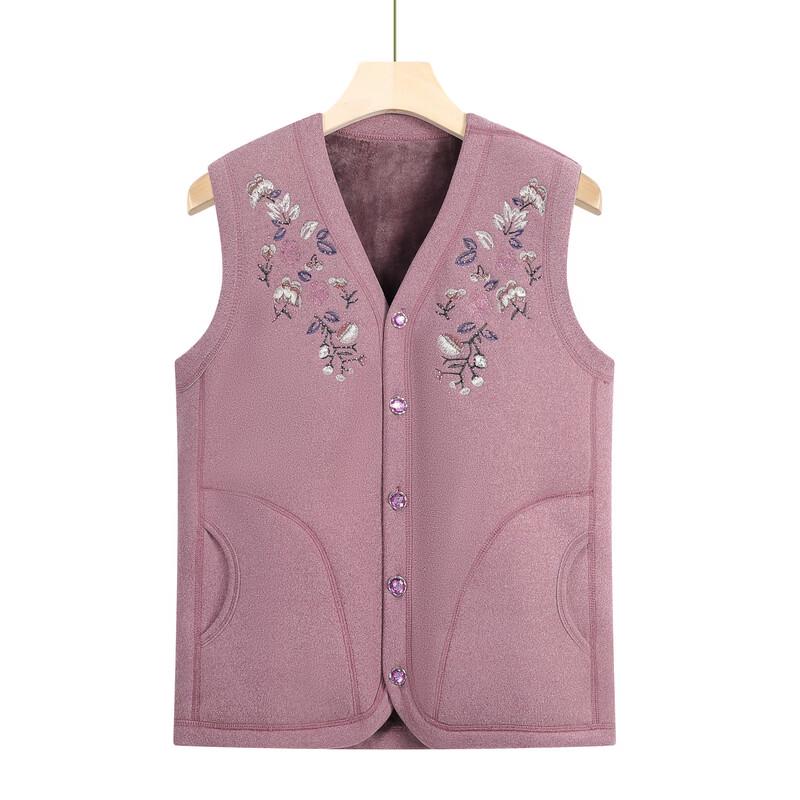 TUCANO Women's Embroidered Floral Fleece-Lined Thermal Cardigan