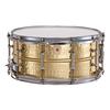 Ludwig Hammered Brass Snare Drum X 14 Inches with Tubular Lugs [LB422BKT] 6.5