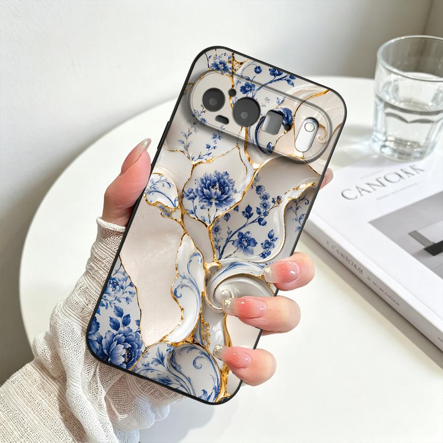 Aqua Gold Agate Case for Google Pixel 11 pro 11ProXL 9a 8a 6a 7a 10a 6 7 8 Pro 10 9 Pro XL Funda Phone Cover