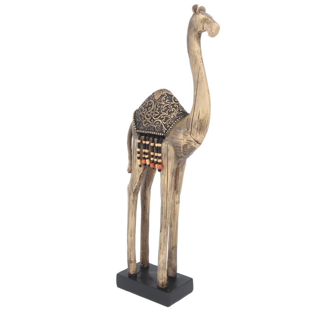 Kamelstatue Künstlerische Kamelskulptur für den Schreibtisch Harz-Kamelstatue Heimdekorationsornament