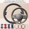 Car Steering Wheel Cover For Subaru Legacy XV 2015-2017 Outback 2014-2017 Forester 2015-2018 Microfiber Leather Auto Grip Cover
