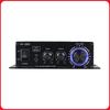 AK-280 Digital Amplifiers HiFi Bass Stereo Power Amplifier 12V 40W+40W Dual Channel Music Player Home Theater RCA AUX Input