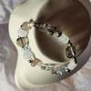 Hip Hop Crystal Star Pentagrams Heart Beaded Bracelet Aesthetic Charm Sweet Cool Star Handchain Bracelet Jewelry Girl