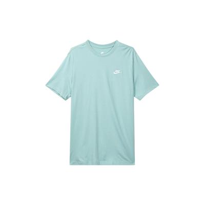 Sportswear Club Embroidered Logo Crew Neck Print Short Sleeve T-Shirt Men Tops Mineral AR4999-310