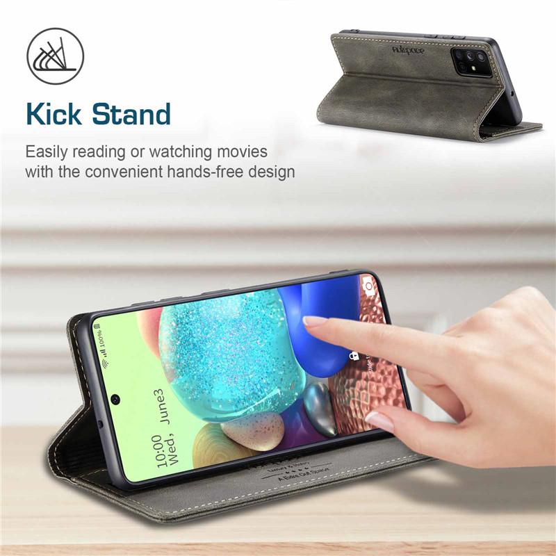 Étui de téléphone en cuir à rabat magnétique pour Samsung Galaxy A13 A23 A33 A53 A73 A14 A24 A34 A54 A52 A51 A50 Portefeuille Housse de carte Coque Étui