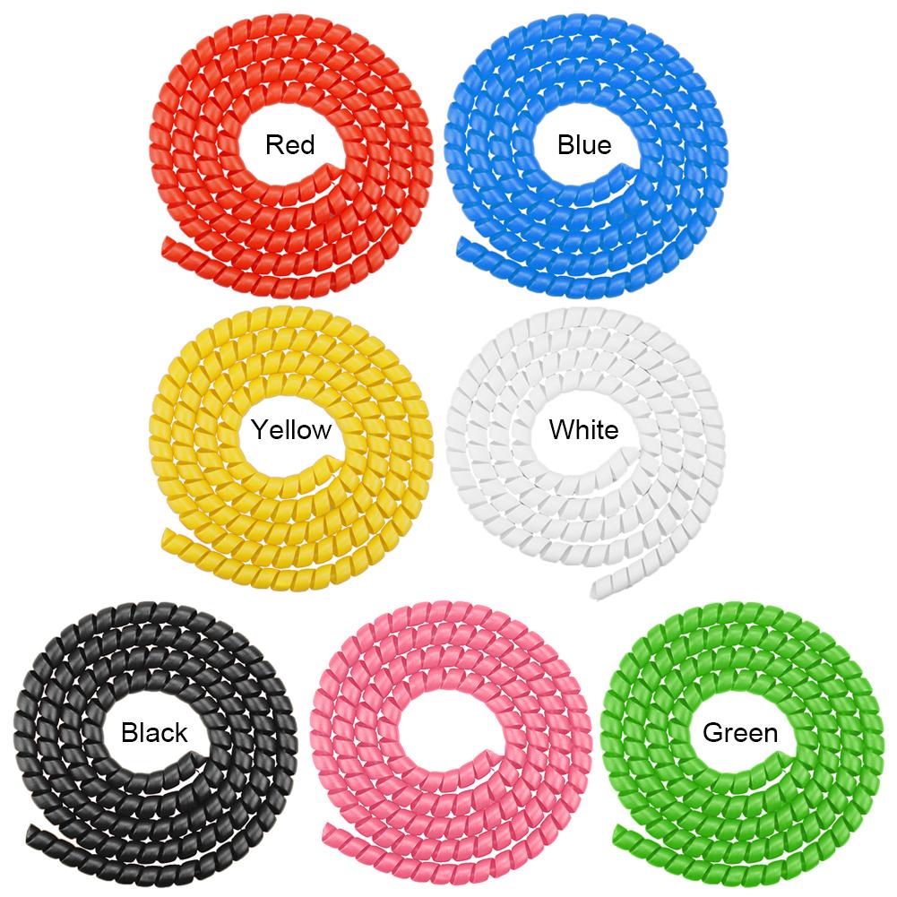 1,3 m Spiralkabelschutzlinie Flexible Leitungsführung Rohrschutz für XIAOMI M365 Pro 2 Wickelkabel Drahtabdeckung Schlauch