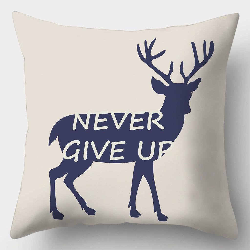 Creative Elk Cushion Covers Deer Pillowcases In the Forest Square Sofa Pillowcases Home Decor Pillowcases