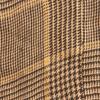 TROVE Made In Japan Glen Check Linen Gown Coat 2 Brown Men's Used
