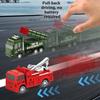 4/6Pcs Pull Back Engineering Vehicle Boys Toys Kids Toy Car Inertia Sanitation Truck Models For Children Ideal Gifts