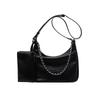 Large Capacity Vintage Commuter Tote Bag Fashion Solid Single Shoulder Crossbody Bag High-end Texture Soft Leather Chain Handbag