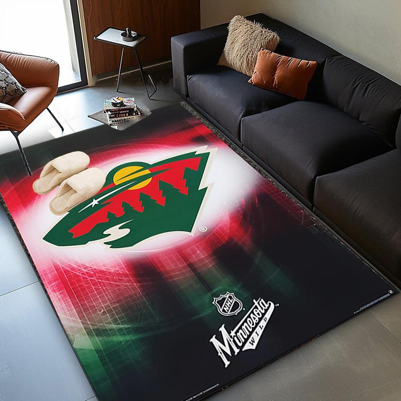 Winnipeg Hockey Team Area Rug Suitable for Indoor And Outdoor,Carpets for Kitchens, Homes, Offices, Living Rooms,Home Decor,Christmas Gift