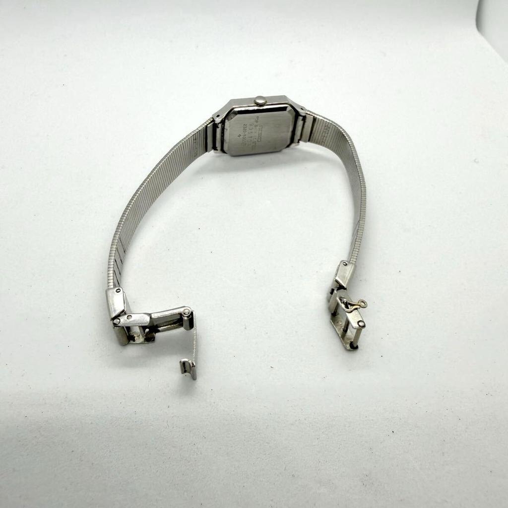Used SEIKO Women's Watch Quartz Square Silver