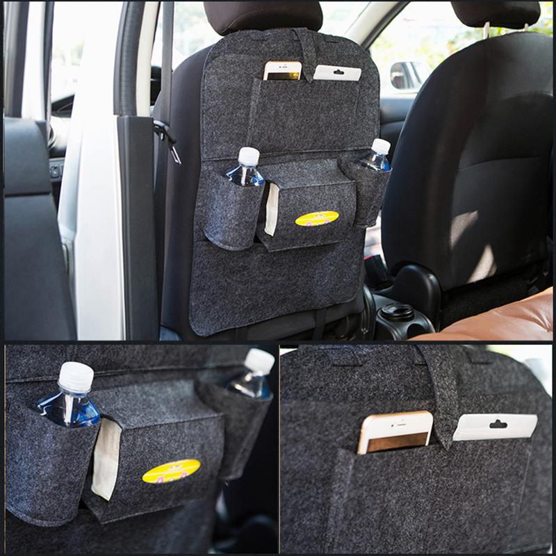 Car Universal Seat Back Organizer Multi-Pocket Storage Bag Tablet Holder Automobiles Interior Accessory Stowing Tidying