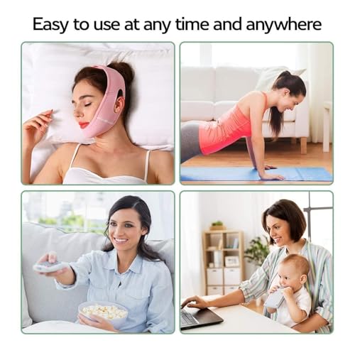 ChaneeHann Reusable V-Line Face Mask, Breathable & Skin-Friendly Slimming Face Lifting Strap for Facial Contouring