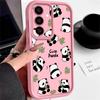 Lovely Baby Panda Print Case For Samsung S26 S25 Ultra S24 S23 S22 Plus S21 FE A15 A16 A17 A35 A36 A37 A54 A55 A56 A57 5G Shockproof Bumper Cover