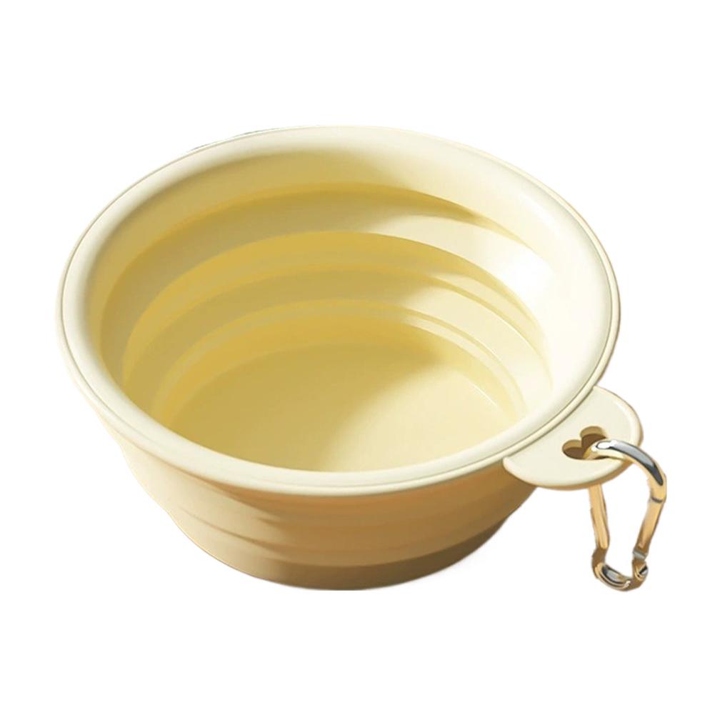 350ml/1000ml Collapsible Dog Bowl Outdoor Travel Pet Drinking Bowl for Dog Cats Folding Silicone Bowl Puppy Food Container