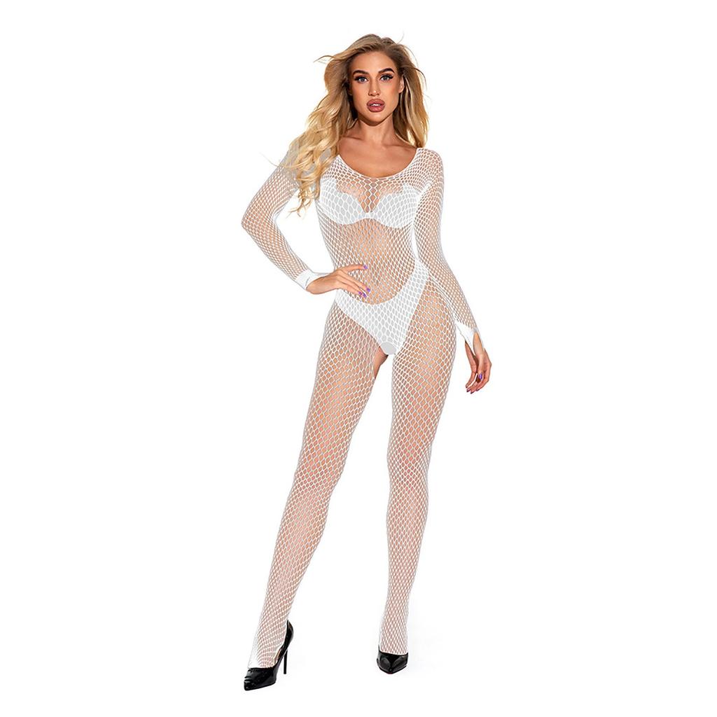 Sexy Women Fishnet Babydoll Lingerie Underwear Nightwear Sleepwear Bodysuit