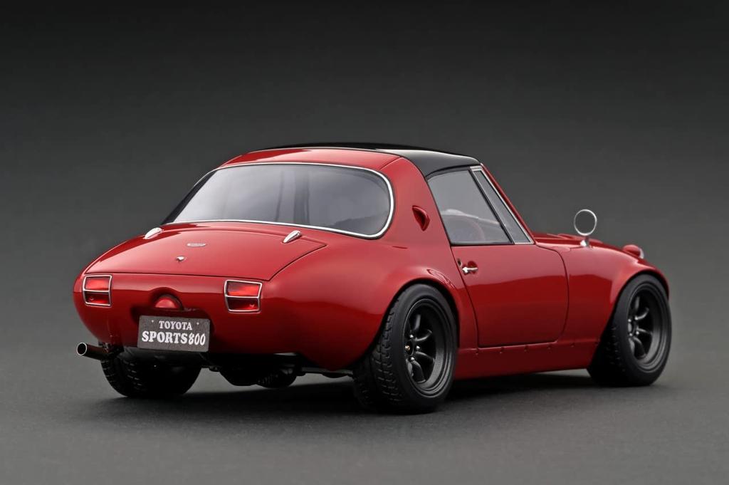 ignition model Toyota Sports 800 NOB Hachi Ver Red finished product TK.Company 1/18