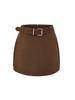 Gonna in lana retrò coreana da donna Autunno/Inverno 2025: Versatile Minigonna Aderente con Vita Petite
