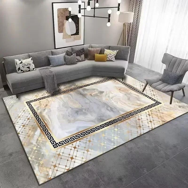 

Ковер для гостиной в европейском стиле, домашнее украшение 200x300, золотистые ковры для спальни, мягкий пушистый коврик для прихожей, роскошный напольный ковер 200*250cm
