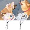 Dog Bucket Hats with Ear Holes Plaid Design Round Brim Outdoor Sun Hat UV Protection Fisherman Cap with Adjustable Strap for Small Medium Dogs Cats